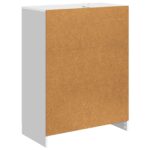 vidaXL Servírovacia skriňa Biela s vysokým leskom 66 x 34,5 x 87 cm – Obrázok 8