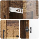 vidaXL Servírovacia skriňa so zásuvkou Staré drevo 66 x 34,5 x 87 cm – Obrázok 9