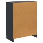 vidaXL Servírovacia skriňa Čierna 66 x 34,5 x 87 cm Kompozitné drevo – Obrázok 8