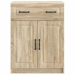 vidaXL Servírovacia skriňa so zásuvkou Dub sonoma 66 x 34,5 x 87 cm – Obrázok 6