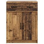 vidaXL Servírovacia skriňa so zásuvkou Staré drevo 66 x 34,5 x 87 cm – Obrázok 6