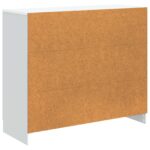 vidaXL Servírovacia skriňa Biela 89 x 34,5 x 77 cm Kompozitné drevo – Obrázok 8