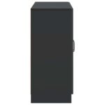 vidaXL Servírovacia skriňa Čierna 89 x 34,5 x 77 cm Kompozitné drevo – Obrázok 7
