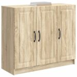 vidaXL Servírovacia skriňa Dub sonoma 89 x 34,5 x 77 cm – Obrázok 3