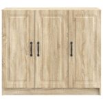vidaXL Servírovacia skriňa Dub sonoma 89 x 34,5 x 77 cm – Obrázok 6