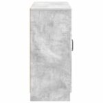 vidaXL Servírovacia skriňa Betónovo sivá 89 x 34,5 x 77 cm – Obrázok 7