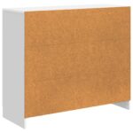 vidaXL Servírovacia skriňa Biela s vysokým leskom 89 x 34,5 x 77 cm – Obrázok 8