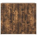vidaXL Servírovacia skriňa Dymový dub 89 x 34,5 x 77 cm – Obrázok 6