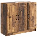 vidaXL Servírovacia skriňa Staré drevo 89 x 34,5 x 77 cm – Obrázok 3