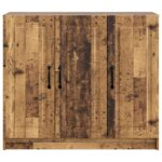 vidaXL Servírovacia skriňa Staré drevo 89 x 34,5 x 77 cm – Obrázok 6