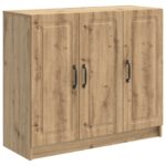 vidaXL Servírovacia skriňa Dub artisan 89 x 34,5 x 77 cm – Obrázok 2