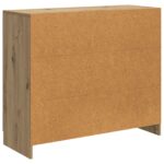 vidaXL Servírovacia skriňa Dub artisan 89 x 34,5 x 77 cm – Obrázok 8
