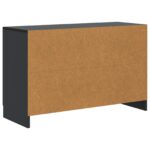 vidaXL Servírovacia skriňa Čierna 89 x 34,5 x 57 cm Kompozitné drevo – Obrázok 8