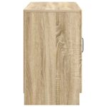 vidaXL Servírovacia skriňa so zásuvkou Dub sonoma 89 x 34,5 x 57 cm – Obrázok 7
