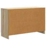 vidaXL Servírovacia skriňa so zásuvkou Dub sonoma 89 x 34,5 x 57 cm – Obrázok 8