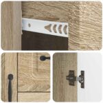 vidaXL Servírovacia skriňa so zásuvkou Dub sonoma 89 x 34,5 x 57 cm – Obrázok 9