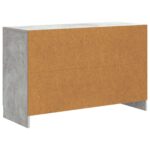 vidaXL Servírovacia skriňa so zásuvkou Betónovo sivá 89 x 34,5 x 57 cm – Obrázok 8