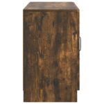 vidaXL Servírovacia skriňa so zásuvkou Dymový dub 89 x 34,5 x 57 cm – Obrázok 7