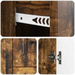 vidaXL Servírovacia skriňa so zásuvkou Dymový dub 89 x 34,5 x 57 cm – Obrázok 9