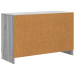 vidaXL Servírovacia skriňa so zásuvkou Sivá sonoma 89 x 34,5 x 57 cm – Obrázok 8