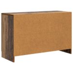 vidaXL Servírovacia skriňa so zásuvkou Staré drevo 89 x 34,5 x 57 cm – Obrázok 8