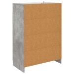 vidaXL Servírovacia skriňa so zásuvkou Betónovo sivá 66 x 34,5 x 92 cm – Obrázok 7