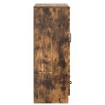 vidaXL Servírovacia skriňa so zásuvkou Dymový dub 66 x 34,5 x 92 cm – Obrázok 6