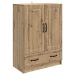 vidaXL Servírovacia skriňa so zásuvkou Dub artisan 66 x 34,5 x 92 cm – Obrázok 2