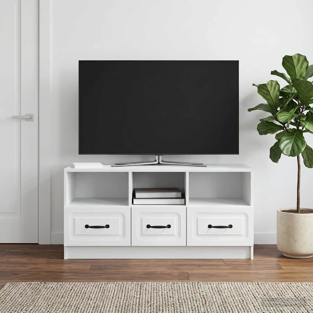 895825_1.jpg vidaXL TV skrinka Biela 102 x 34,5 x 47 cm Kompozitné drevo – Obrázok 1
