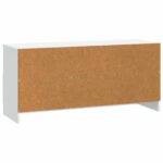 vidaXL TV skrinka Biela 102 x 34,5 x 47 cm Kompozitné drevo – Obrázok 8