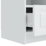 vidaXL TV skrinka Biela 102 x 34,5 x 47 cm Kompozitné drevo – Obrázok 9