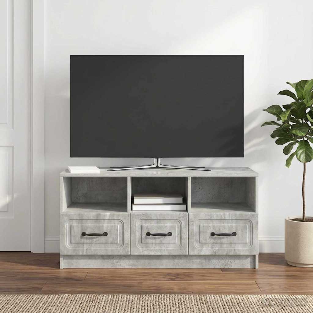 895828_1.jpg vidaXL TV skrinka Betónovo sivá 102 x 34,5 x 47 cm Kompozitné drevo – Obrázok 1
