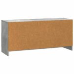 vidaXL TV skrinka Betónovo sivá 102 x 34,5 x 47 cm Kompozitné drevo – Obrázok 8
