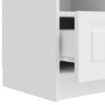 vidaXL TV skrinka Biela s vysokým leskom 102 x 34,5 x 47 cm – Obrázok 9