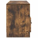 vidaXL TV skrinka Dymový dub 102 x 34,5 x 47 cm Kompozitné drevo – Obrázok 7