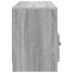 vidaXL TV skrinka Sivá sonoma 102 x 34,5 x 47 cm Kompozitné drevo – Obrázok 7