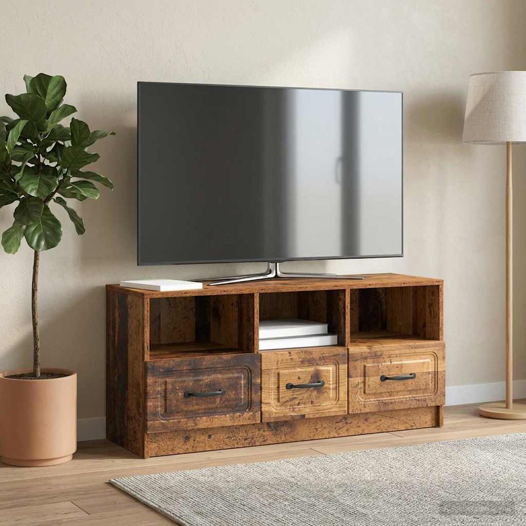 895833_1.jpg vidaXL TV skrinka Staré drevo 102 x 34,5 x 47 cm Kompozitné drevo – Obrázok 1