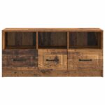 vidaXL TV skrinka Staré drevo 102 x 34,5 x 47 cm Kompozitné drevo – Obrázok 6