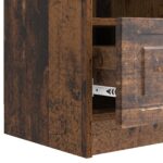vidaXL TV skrinka Staré drevo 102 x 34,5 x 47 cm Kompozitné drevo – Obrázok 9