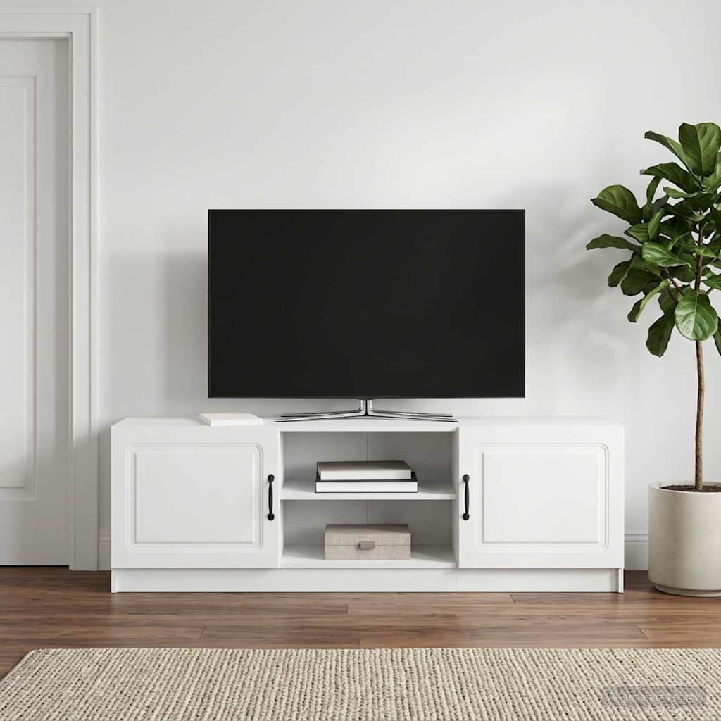 895835_1.jpg vidaXL TV skrinka Biela 150 x 31 x 47 cm Kompozitné drevo – Obrázok 1