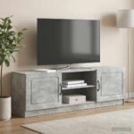 vidaXL TV skrinka Betónovo sivá 150 x 31 x 47 cm Kompozitné drevo
