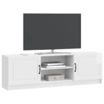 vidaXL TV skrinka Biela s vysokým leskom 150 x 31 x 47 cm – Obrázok 3