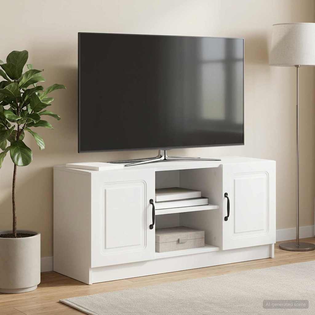 895845_1.jpg vidaXL TV skrinka Biela 102 x 34,5 x 47 cm Kompozitné drevo – Obrázok 1