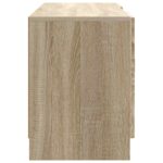 vidaXL TV skrinka Dub sonoma 102 x 34,5 x 47 cm Kompozitné drevo – Obrázok 7