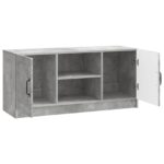 vidaXL TV skrinka Betónovo sivá 102 x 34,5 x 47 cm Kompozitné drevo – Obrázok 5