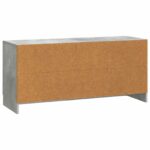 vidaXL TV skrinka Betónovo sivá 102 x 34,5 x 47 cm Kompozitné drevo – Obrázok 8