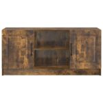 vidaXL TV skrinka Dymový dub 102 x 34,5 x 47 cm Kompozitné drevo – Obrázok 6