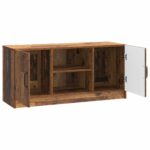 vidaXL TV skrinka Staré drevo 102 x 34,5 x 47 cm Kompozitné drevo – Obrázok 5