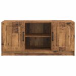 vidaXL TV skrinka Staré drevo 102 x 34,5 x 47 cm Kompozitné drevo – Obrázok 6