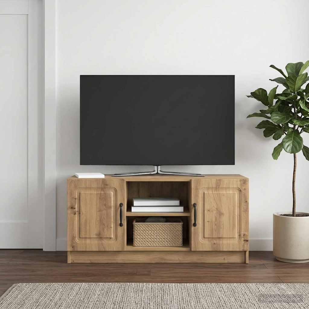 895854_1.jpg vidaXL TV skrinka Dub artisan 102 x 34,5 x 47 cm Kompozitné drevo – Obrázok 1